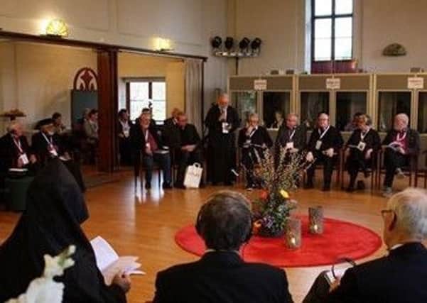 Church leaders pictured at the 37th Ecumenical Meeting of Bishops in Sigtuna, Sweden, November 2018. Photo CSC Media.