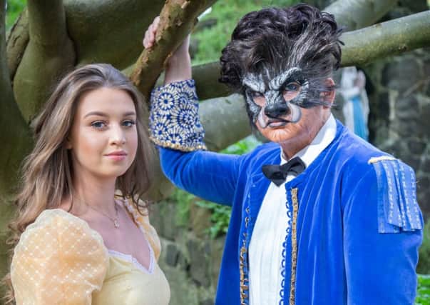 Year 14 students Caitlin Moore and Patrick McMullan starred as Belle
and the Beast