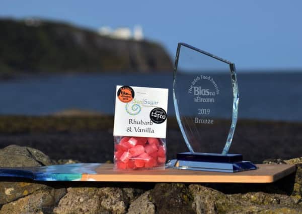 The winning confectionery and Irish Food trophy.
