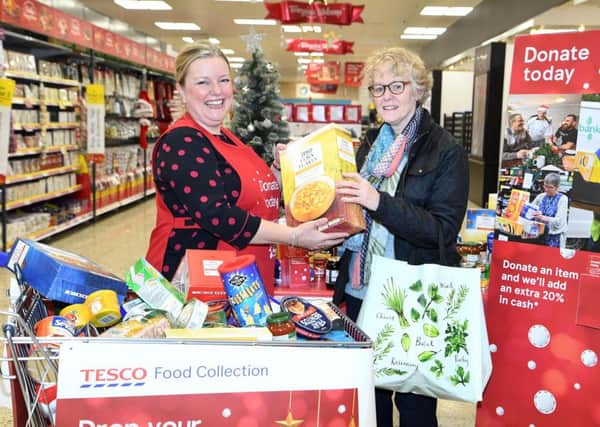 charities the Trussell Trust and FareShare are appealing to people across County Antrim to volunteer to help in the UKs biggest food collection for people in need. Submitted Image ©Licensed to i-Images Picture Agency. Picture by Andrew Parsons / i-Images
