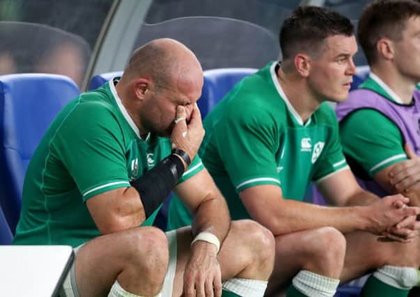 It proved an emotional final appearance for Rory Best on Saturday in the Rugby World Cup quarter-final exit to New Zealand. Pic by INPHO.