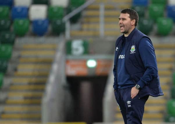 Linfield Manger David Healy. Photo Colm Lenaghan/Pacemaker Press