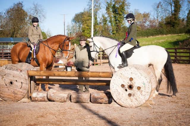 Horse Champion - Nicola Stewart, Cloonkeen Cheeky Charmer, Horse Reserve Champion - Erin Barlow, VSS Bling Bling.  Judge David Kirkpatrick