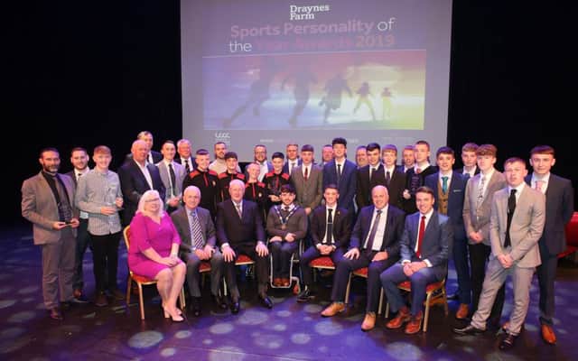 First place award winners at the 2019 Draynes Farm Sports Awards