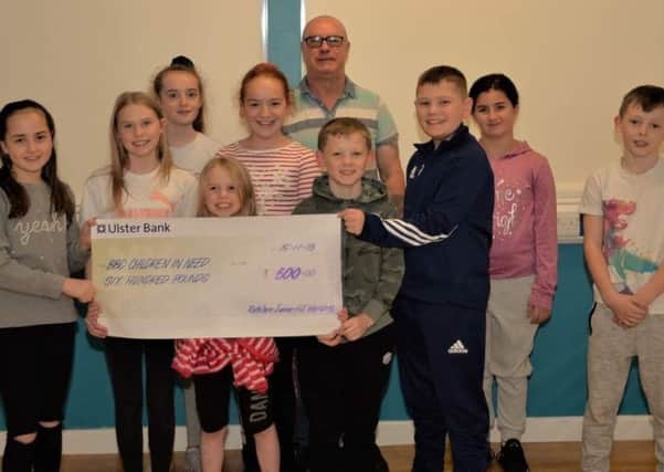 The children raised £600 for the worthy cause.