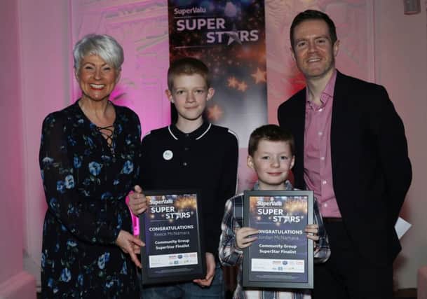 Reece and Jordan McNamara honoured as Community Group Finalists in this years SuperValu SuperStars awards
