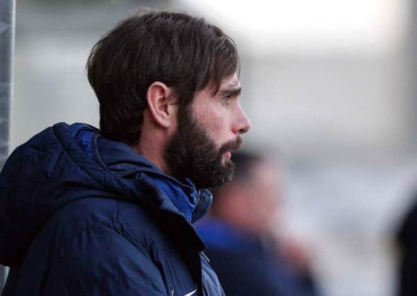 Glenavon manager Gary Hamilton