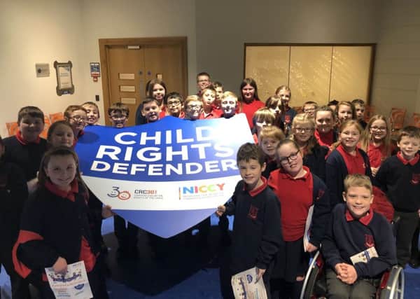 Pupils from Ballytober Primary School in Bushmills joined children and young people from across Northern Ireland in W5 on World Childrens Day (November 20) to celebrate the 30th anniversary of the UN Convention on the Rights of the Child (UNCRC)
