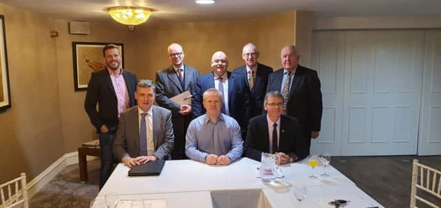 Members and guests pictured at the 30th Annual General Meeting of Banbridge District Enterprises Ltd