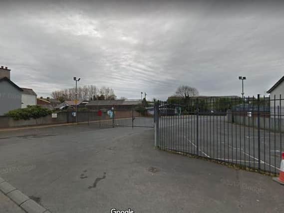 The entrance to the Ulsterbus depot, Mill Road, Ballyclare.  Picture: Google