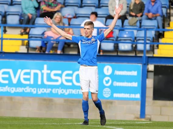 Rhys Marshall played his final game for Glenavon on Saturday