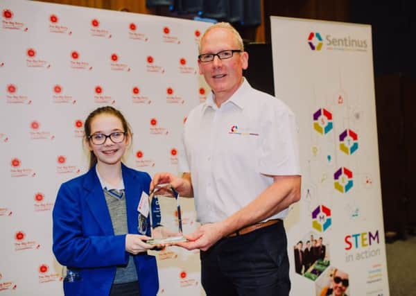 St Killian's student  Emma Martin -  one of the pupils from the College who has been selected to compete at the UK finals of The Big Bang UK Young Scientists & Engineers Competition in Birmingham in March
