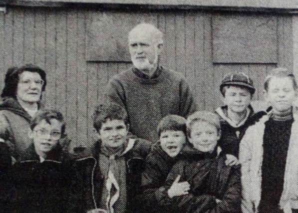 Some of Larne's scouts pictured before setting off on their sponsored walk.
1989