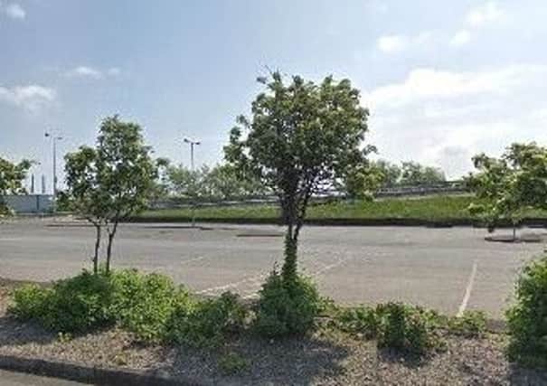 The lorry park off Circular Road roundabout, Larne. Image by Google