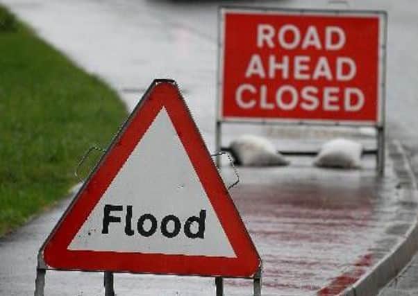 Flood warning.