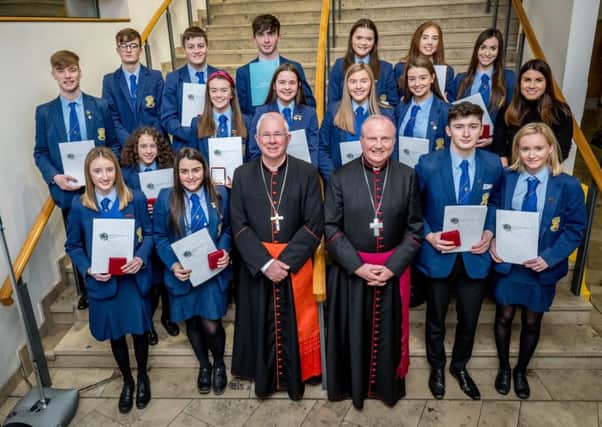 John Paul II Award pupils from Loreto College