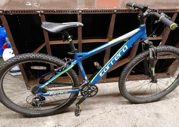 The bike was found in Newtownabbey.