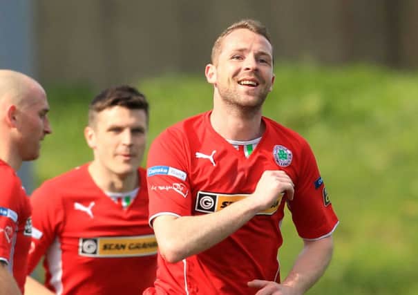 Larne man Marc Smyth who plays for Cliftonville.