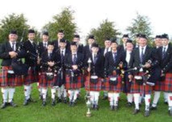 Ballyboley Pipe Band is fundraising for new uniforms. INLT 12-650-CON pipe.