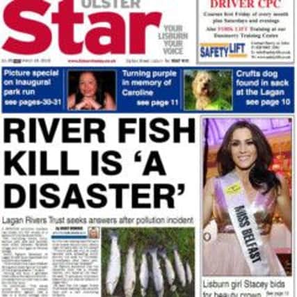 Ulster Star front page 15-03-13.