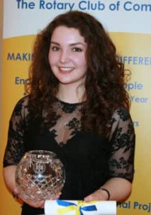 Cellist, Eva Richards pictured after her success in being named as the 2013 Northern Ireland Young Musician of the Year,