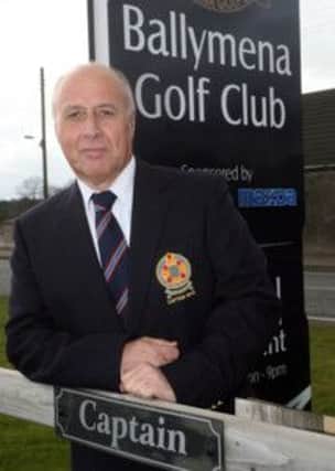 Ballymena Golf Club captain Jim Drennan. INBT12-230AC