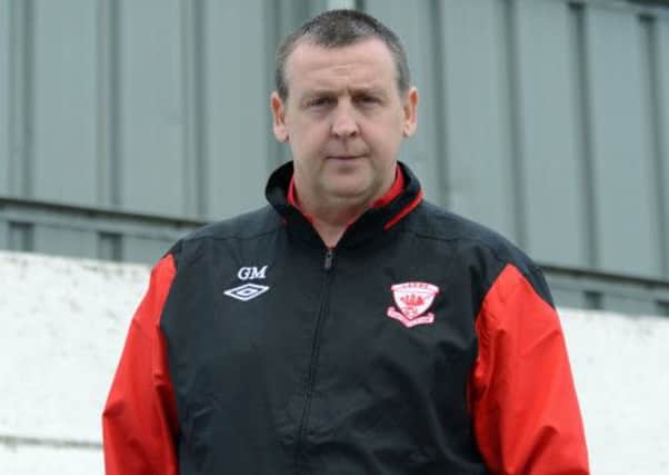 Larne FC Manager Graham McConnell. INLT 42-018-PSB