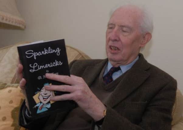 DH Elliott author of Sparkling Limericks. INBL1313-ELLIOTT