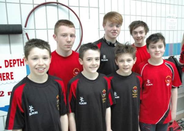 Some of the boys who took part in the UAG gala