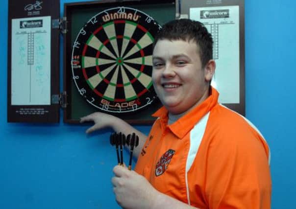 Nathan McCabe who has been selected for the Northern Ireland darts team. INLM1213-103gc