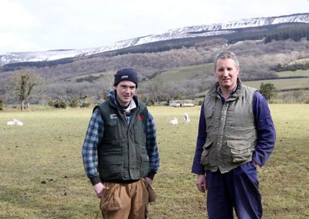 Aghanloo farmers Brian Casey and Geoffrey Douglas. INLV1312-354KDR