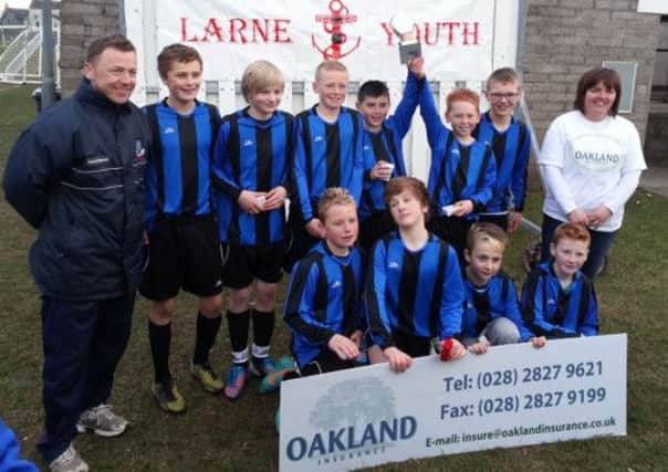 A select team from Ballymena Under 13's who were victorous in the Larne sevens on Easter Tuesday.