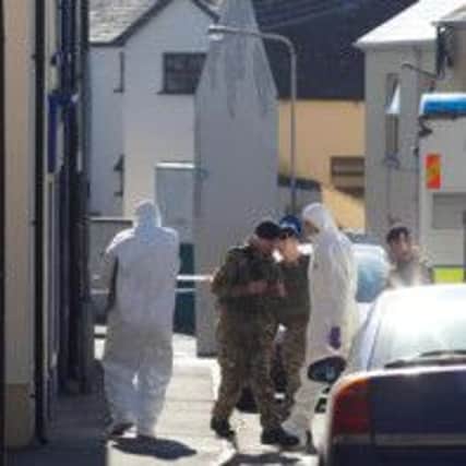 Police are still investigating the motive for a pipe-bomb attack in Bonds Street last Wednesday.