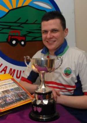 David Millar who received Top PRO in County Antrim 2013.