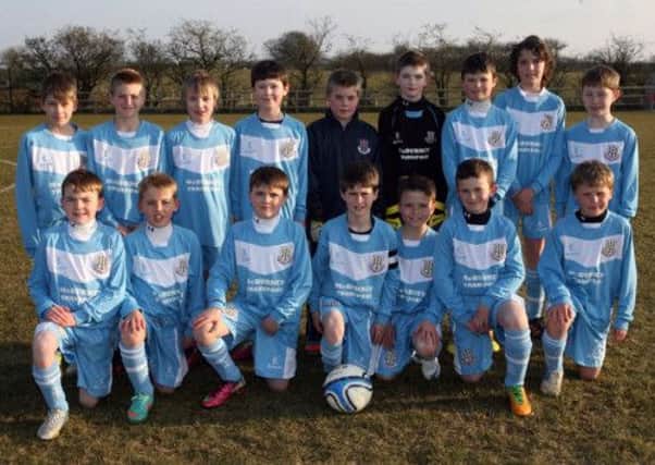 Ballymena United youth team who are through to the finals of the NIBFA cup. INBT16-202AC