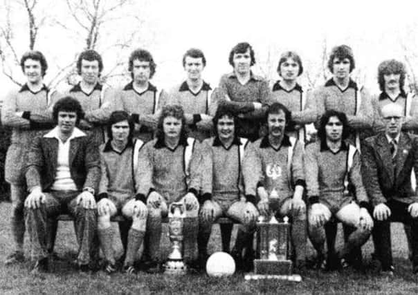 Connor FC, winners of the IFA Junior cup 1978-79.