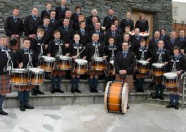Cullybackey pipe band will be performing 'Dalriada - The Concert' in the Braid for the first time on May 4.