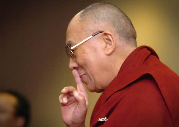 Tenzin Gyatso, the 14th Dalai Lama in Londonderry last month.