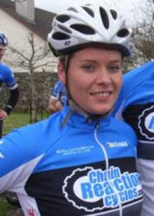 Eileen Burns, who won Ballymena Road Club's Combat Cancer Cup.
