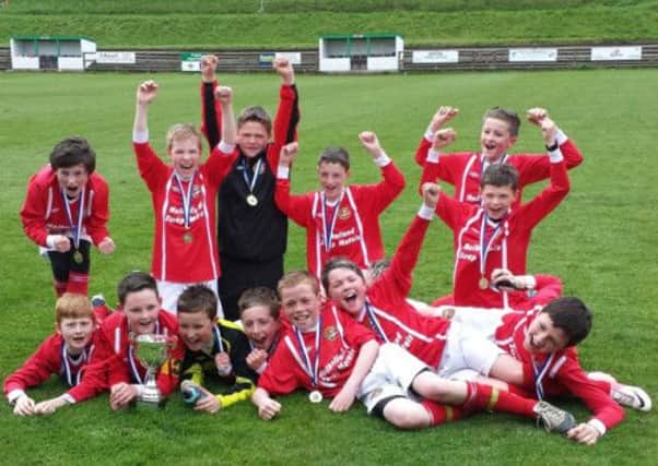Carniny Youth Under 12s who won the Belfast Lord Mayors Cup Final last Saturday