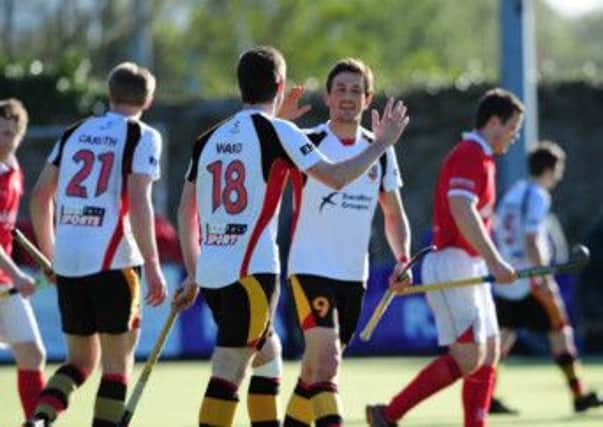 Action from Cookstown v Banbridge in IHL semi-final 2013