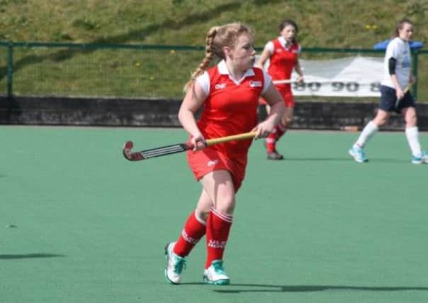 Carrick's Chloe Mitchell in action for Ulster Under-17s