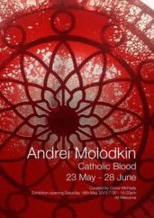 Andrei Molodkin's 'Catholic Blood' will feature human blood pumped into a replica of the 'Rose Window' at Westminster.