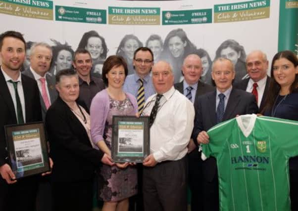 Irish News GAA Club and Volunteer Awards, at Wellington Park Hotel, Belfast. Picture: Cliff Donaldson