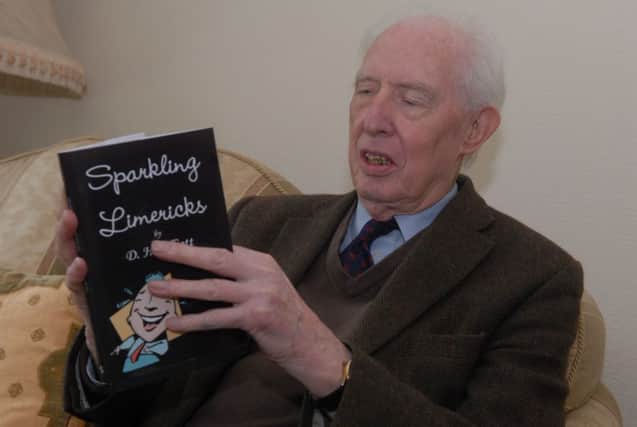 DH Elliott author of Sparkling Limericks. INBL1313-ELLIOTT