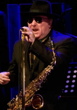 Picture Issued on Behalf of Derry City Council. No Fee for Reproduction
International music legend Van Morrison whose two nights, (Wednesday the 2nd and thursday the 3rd of May) in the Millennium Forum raised the curtain on the 11th City of Derry Jazz and Big Band Festival which is continuing at venues across the City over the Bank Holiday weekend until the 7th of May. Details of this weekend's events are available at www.cityofderryjazzfestival.com. Picture Martin McKeown. Inpresspics.com. 2.5.12