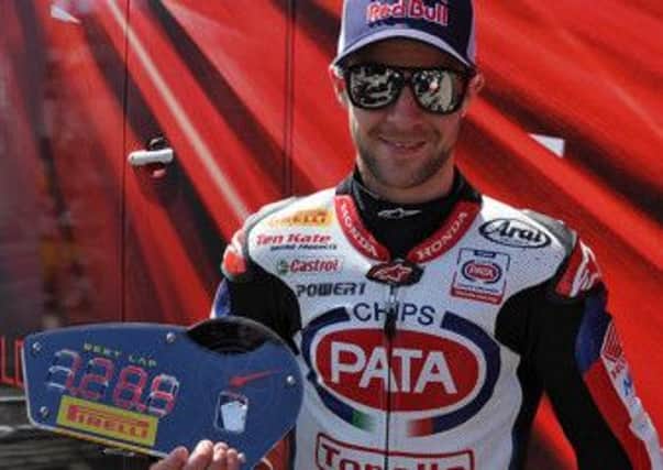 Jonathan Rea had the satisfaction of the fastest lap in race one. INLT 22-502-CON