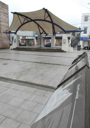 Broadway in Larne's town centre. INLT 22-432-PR