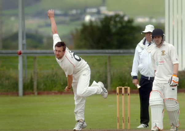 Phil Eaglestone - 15 wickets for Waringstown in three games.