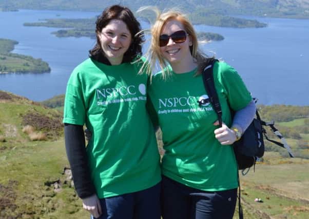 Victoria (left) and friend Katie are preparing to scale the UKs highest peak to raise vital funds for the NSPCC.JPG